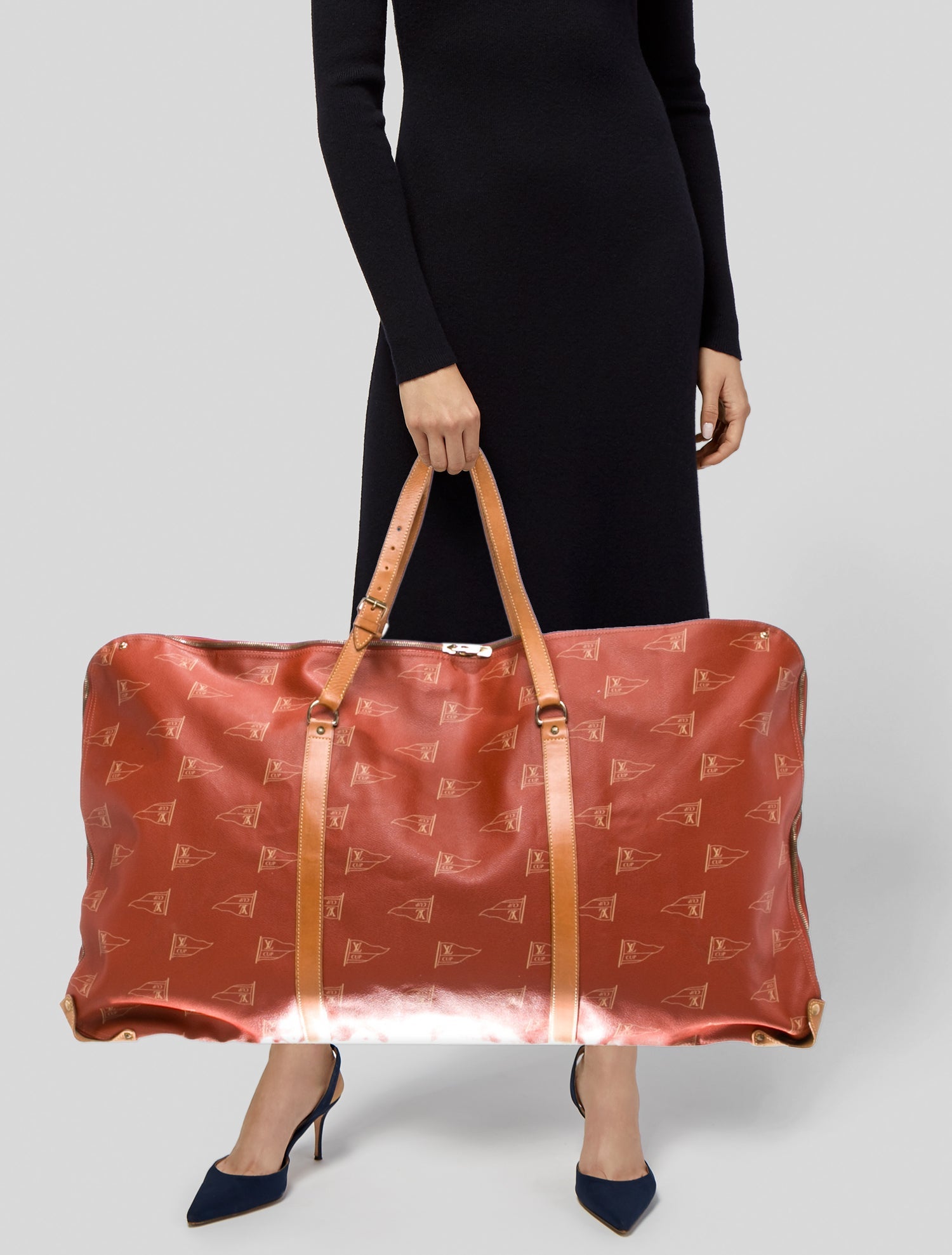 Louis Vuitton Coated Canvas Keepall Bandouliere Vintage