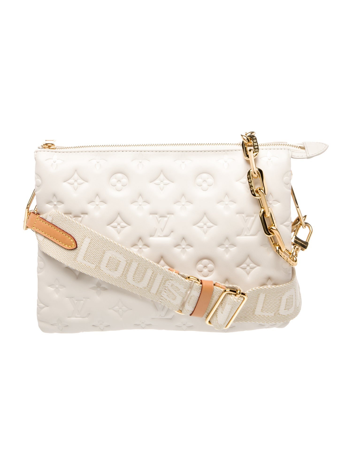 Louis Vuitton Leather Coussin Crossbody Bag PM