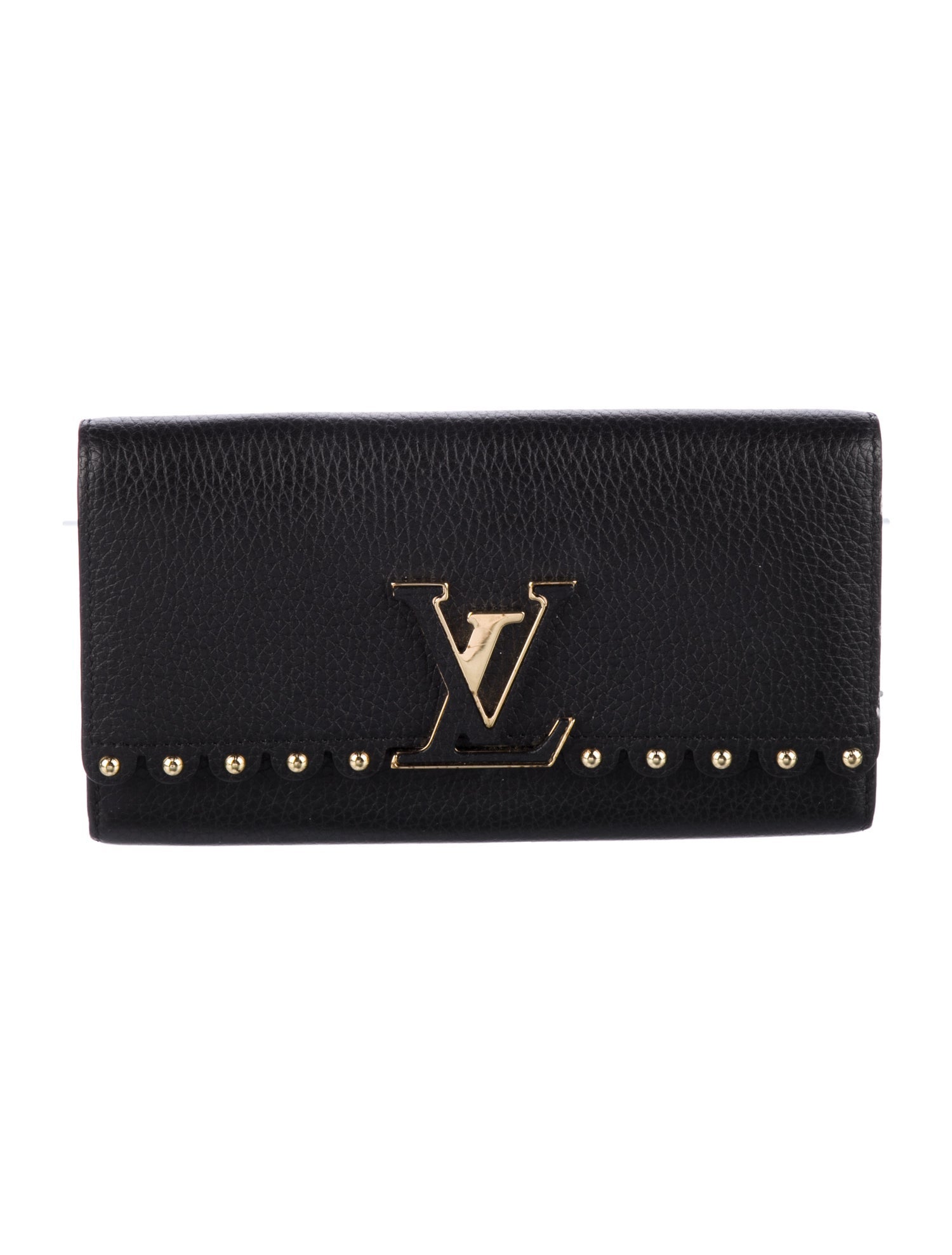 Louis Vuitton 2017 Taurillon Leather Capucines Wallet