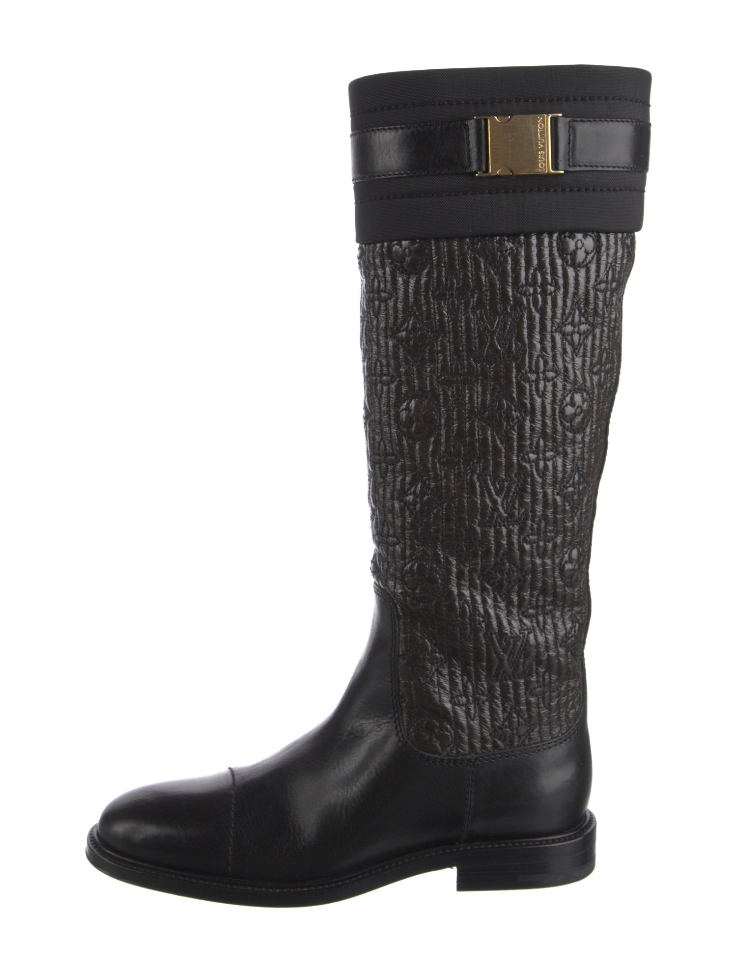 Louis Vuitton LV Monogram Leather Riding Boots