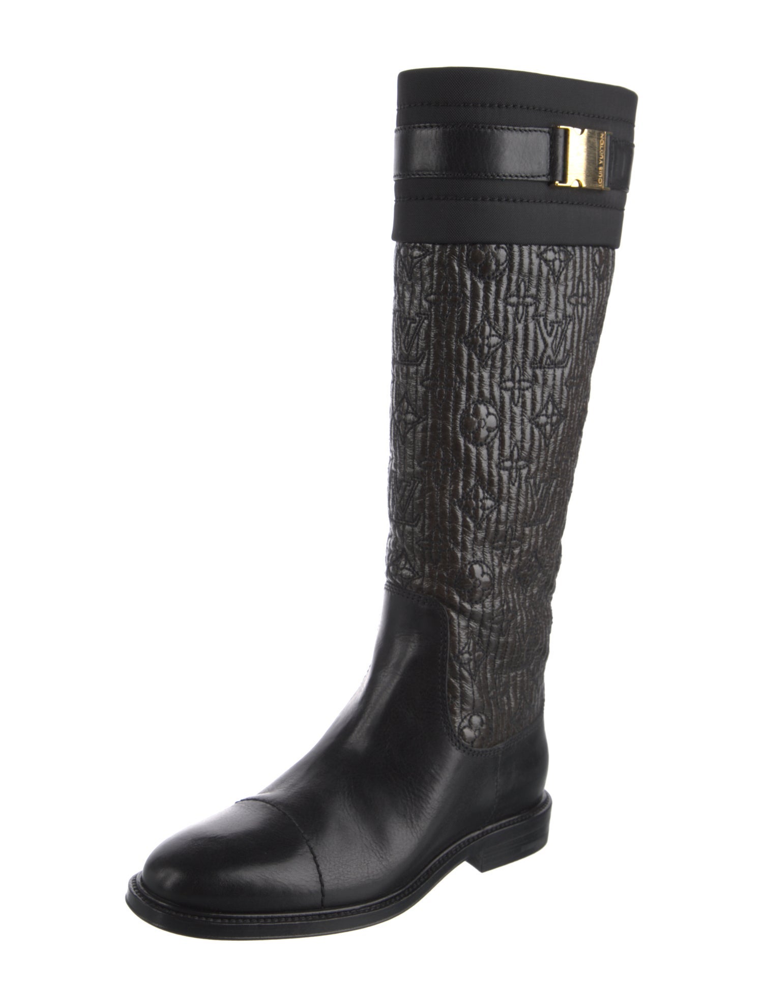 Louis Vuitton LV Monogram Leather Riding Boots