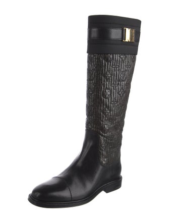 Louis Vuitton LV Monogram Leather Riding Boots