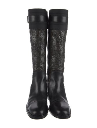 Louis Vuitton LV Monogram Leather Riding Boots
