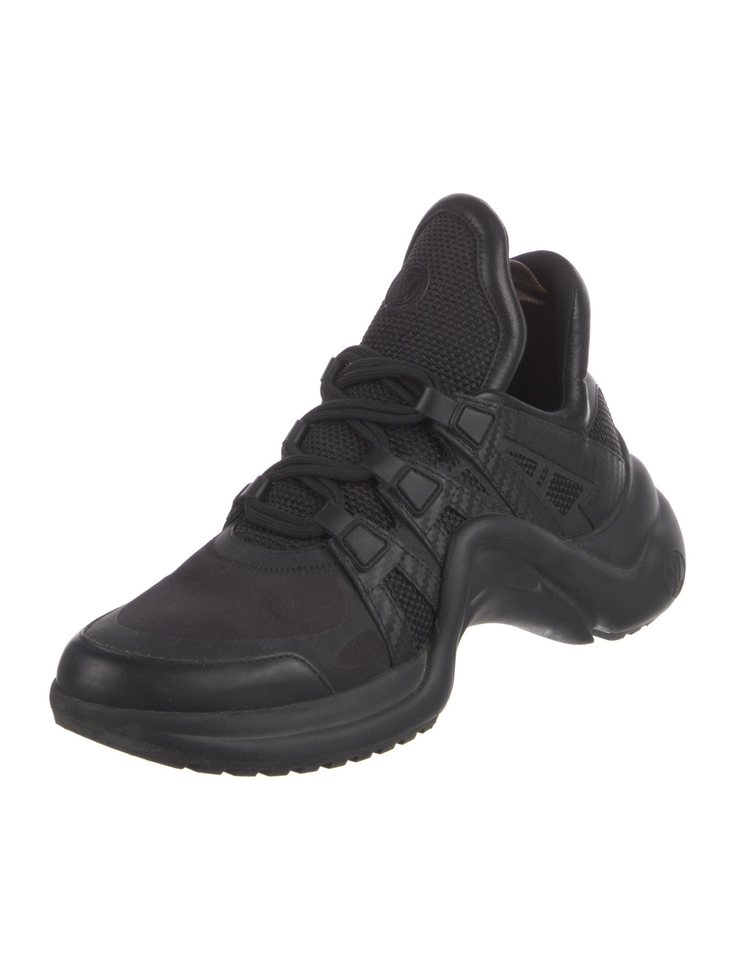 Louis Vuitton LV Monogram Leather Chunky Sneakers