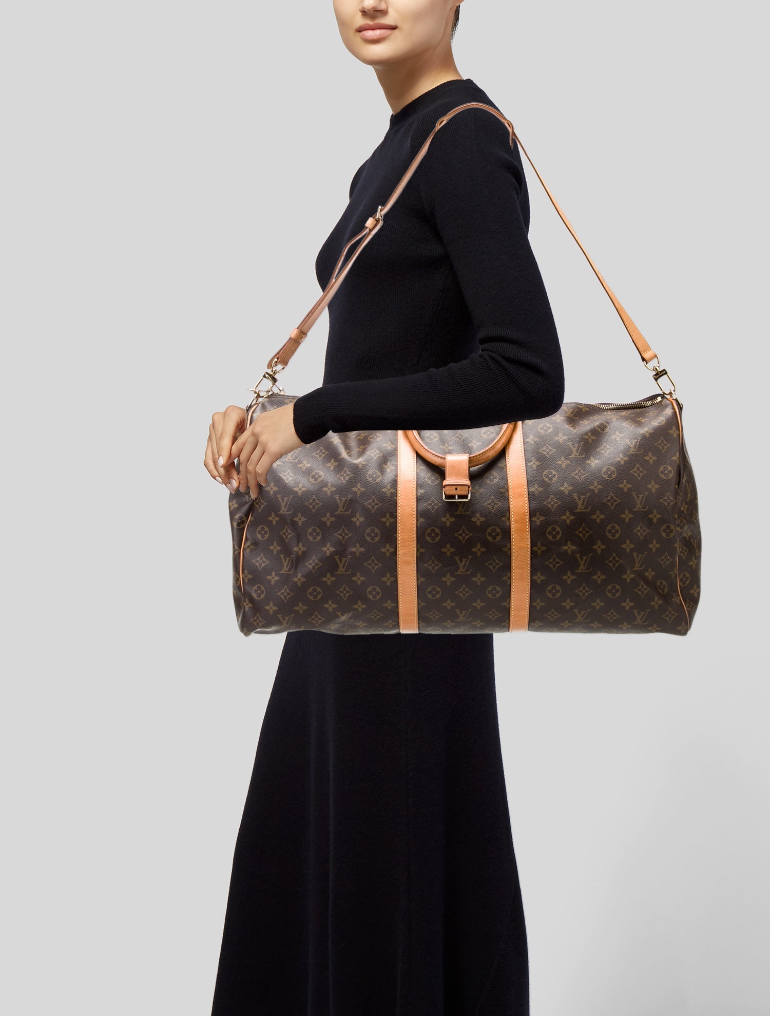 Louis Vuitton Monogram Keepall Bandouliere 55