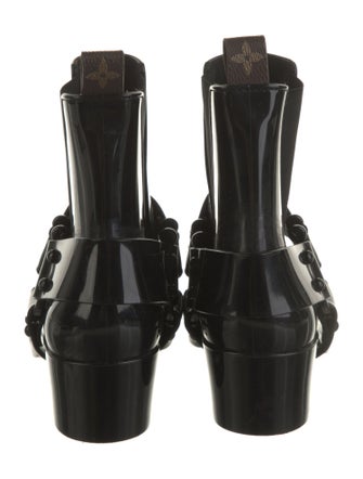 Louis Vuitton LV Monogram Rubber Rain Boots