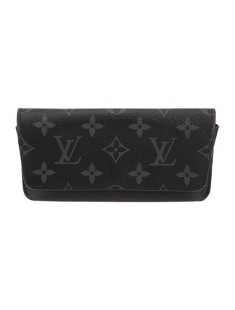 Louis Vuitton Monogram Eclipse Canvas Woody Glasses Case
