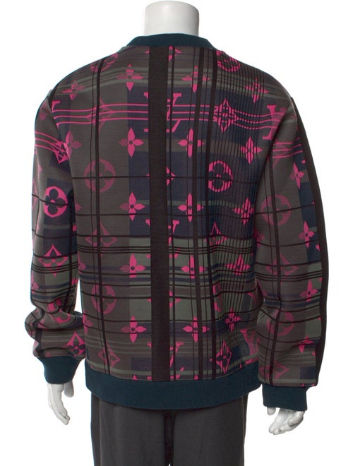 Louis Vuitton Monogram Pattern Crew Neck Sweatshirt