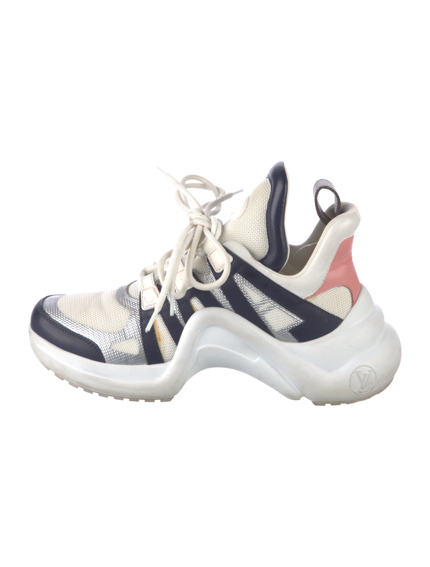 Louis Vuitton LV Monogram Leather Chunky Sneakers