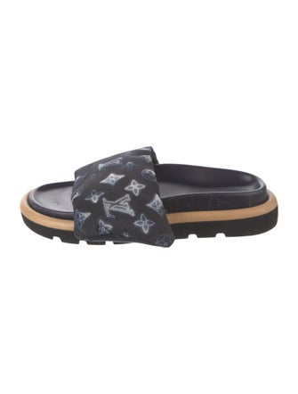 Louis Vuitton LV Monogram Nylon Slides