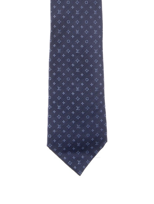 Louis Vuitton Pattern Print Tie