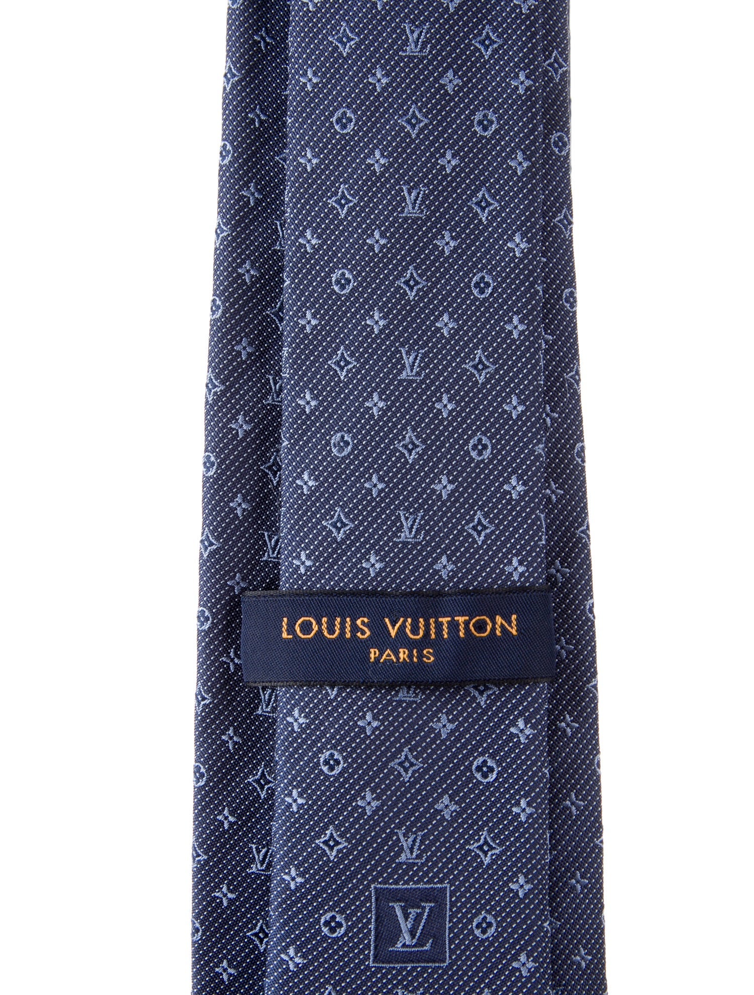 Louis Vuitton Pattern Print Tie