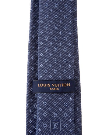 Louis Vuitton Pattern Print Tie