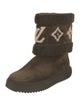Louis Vuitton Monogram Giant Pattern Suede Boots