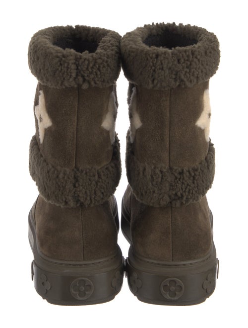 Louis Vuitton Monogram Giant Pattern Suede Boots