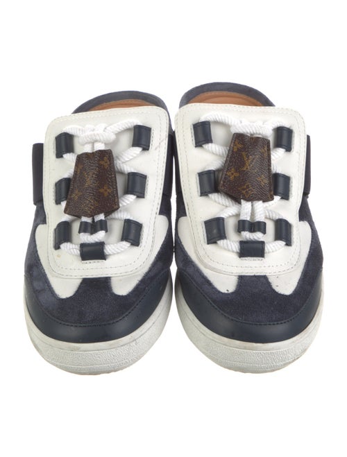 Louis Vuitton Suede Printed Sneakers