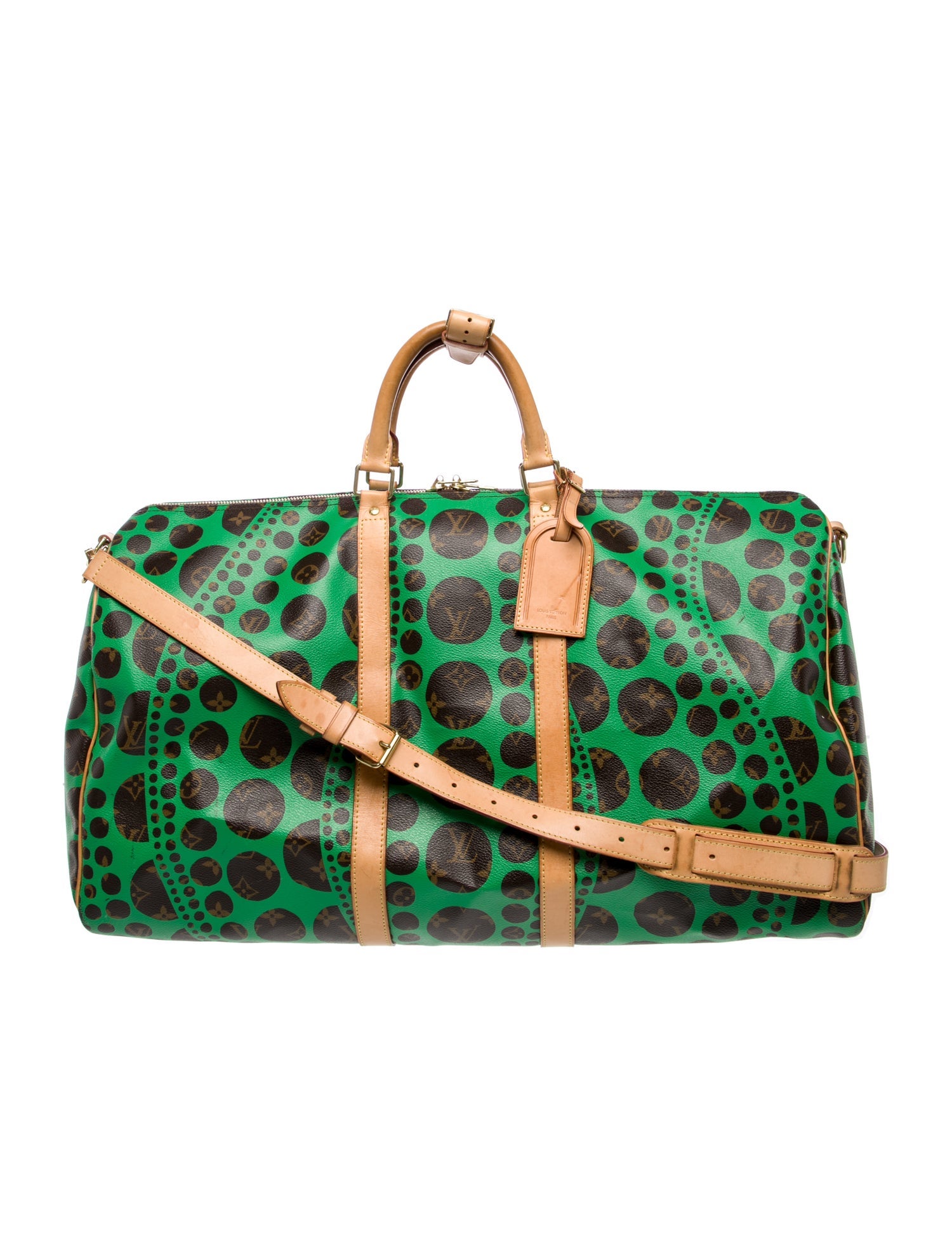 Louis Vuitton Monogram Pumpkin Dots Keepall Bandouliere 55