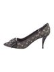 Louis Vuitton Monogram Pattern Canvas Pumps
