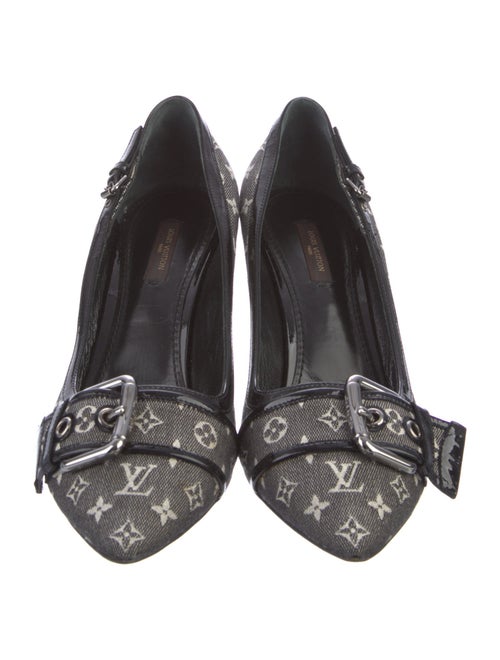 Louis Vuitton Monogram Pattern Canvas Pumps