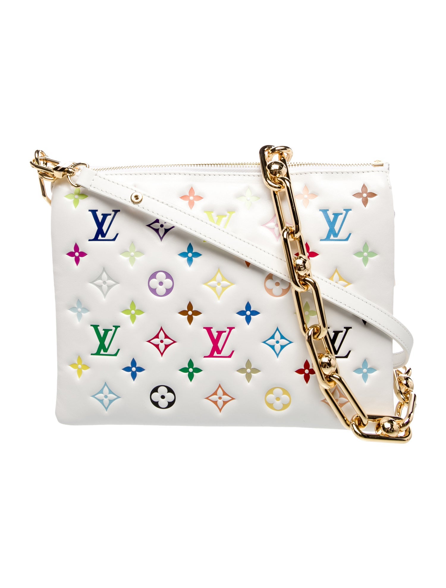 Louis Vuitton Multicolore Monogram x Takashi Murakami Coussin PM 2025