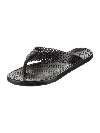 Louis Vuitton LV Monogram Rubber Flip Flops