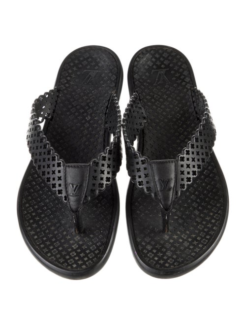 Louis Vuitton LV Monogram Rubber Flip Flops