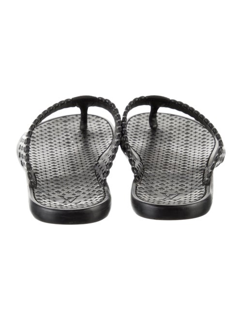 Louis Vuitton LV Monogram Rubber Flip Flops