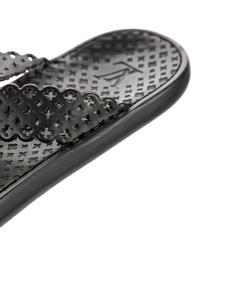 Louis Vuitton LV Monogram Rubber Flip Flops