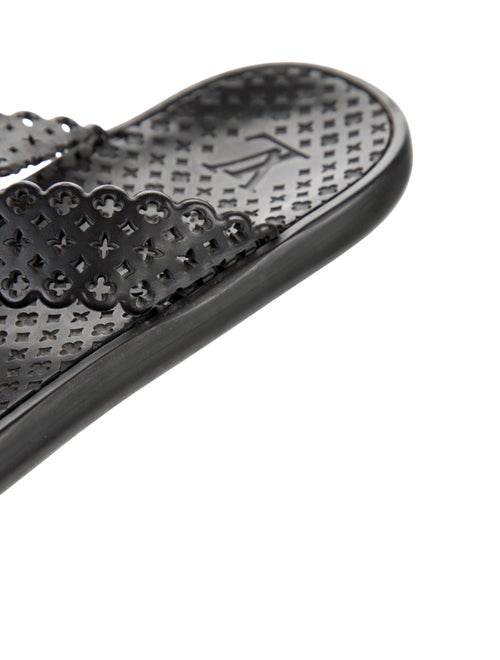 Louis Vuitton LV Monogram Rubber Flip Flops