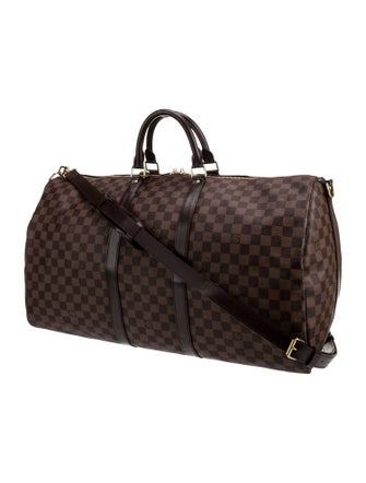 Louis Vuitton Damier Ebene Keepall Bandouliere 55