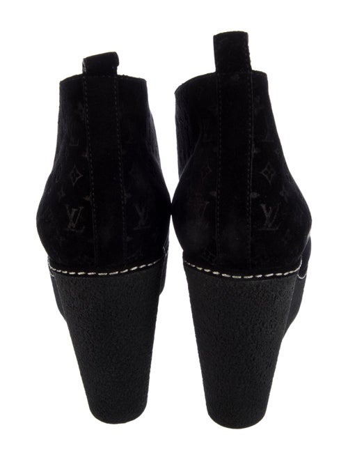 Louis Vuitton LV Monogram Suede Pumps