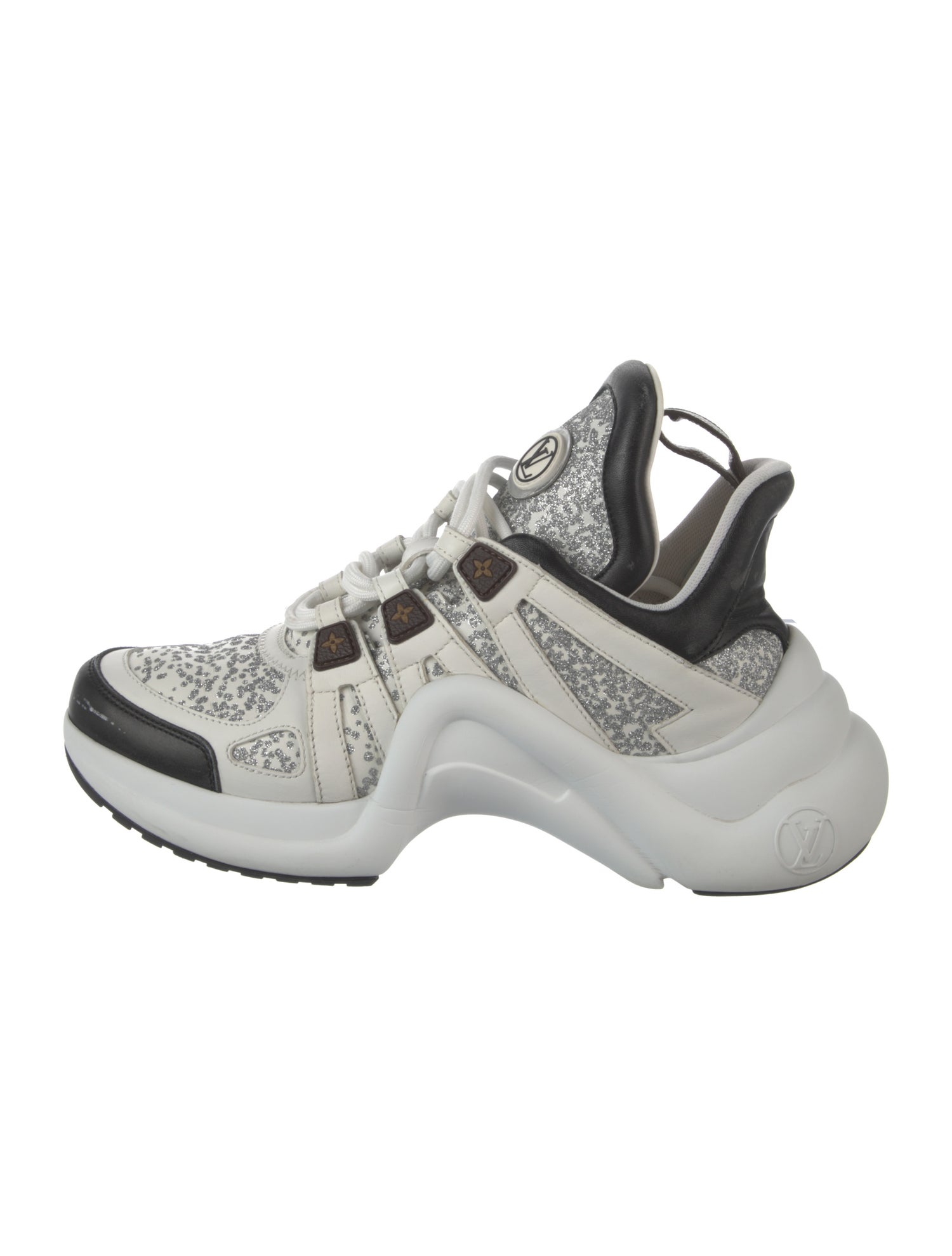 Louis Vuitton LV Monogram Leather Chunky Sneakers