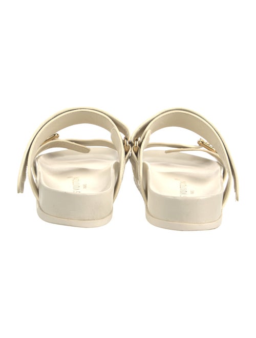 Louis Vuitton LV Monogram Leather Slides