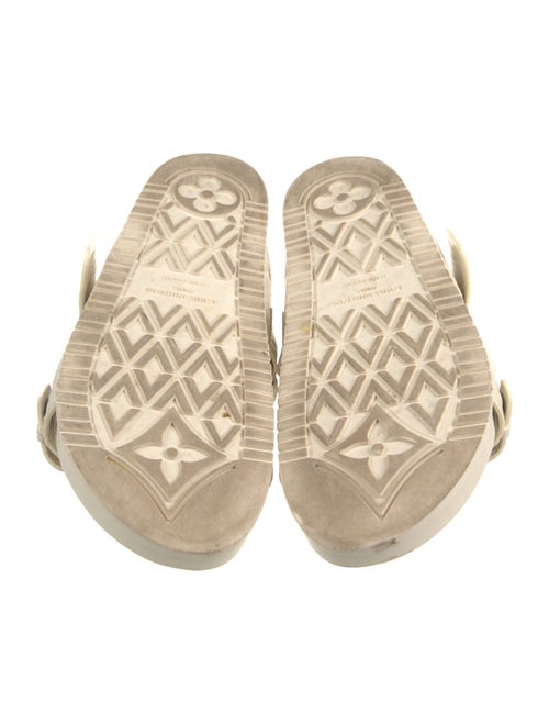 Louis Vuitton LV Monogram Leather Slides