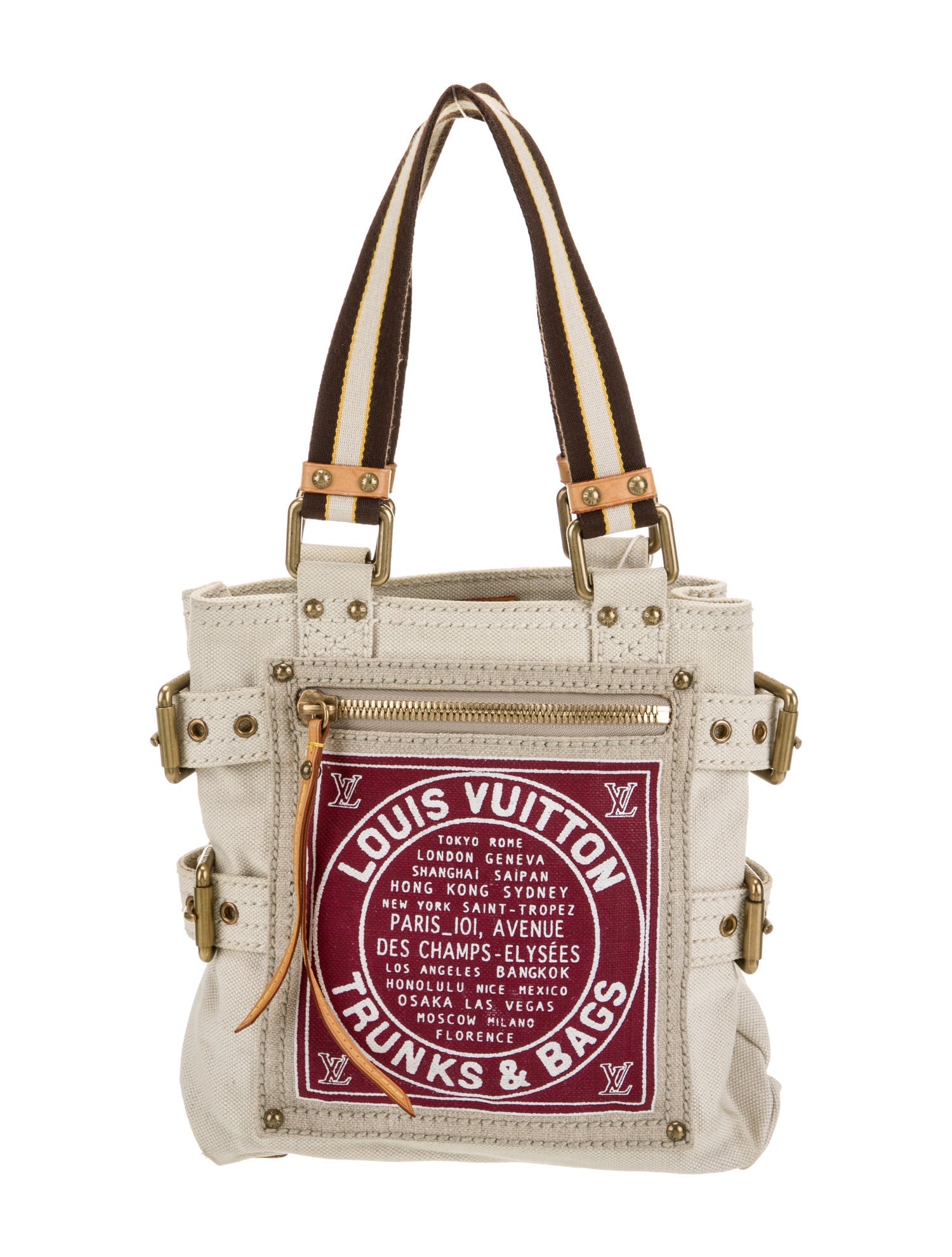 Louis Vuitton Canvas Globe Shopper Tote