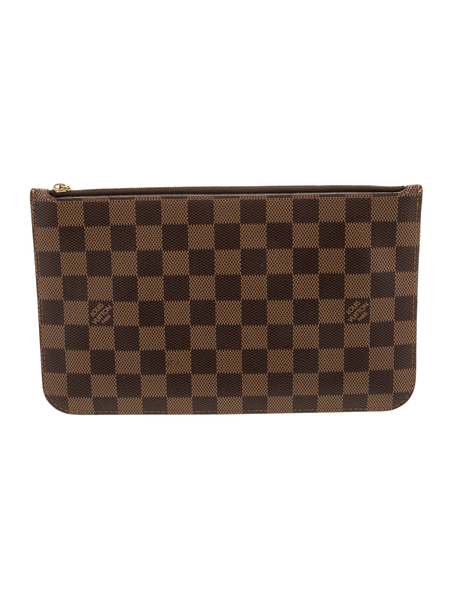 Louis Vuitton Damier Ebene Neverfull Pouch