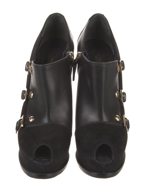 Louis Vuitton LV Monogram Suede Pumps