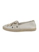 Louis Vuitton Leather Studded Accents Espadrilles
