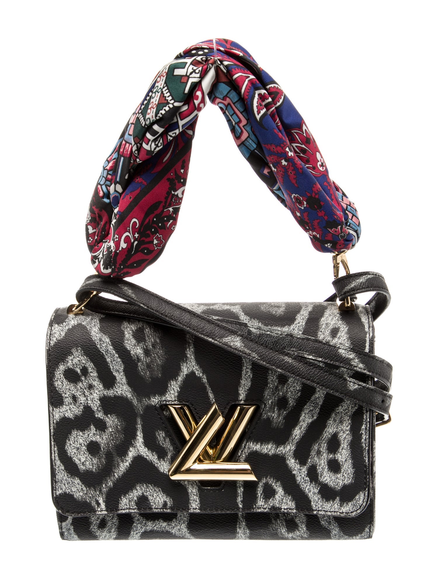 Louis Vuitton Leather Wild Animal Twist MM
