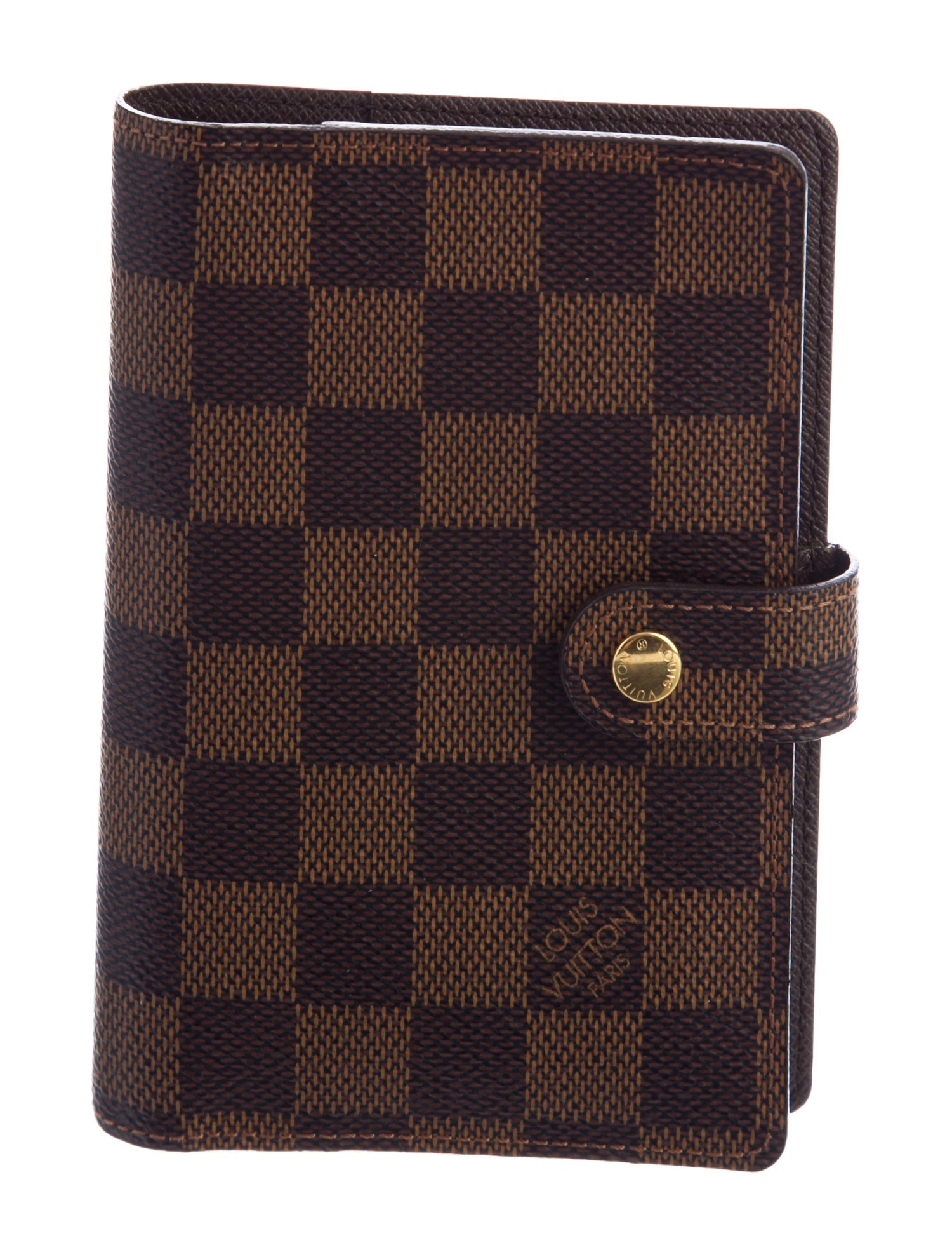 Louis Vuitton Damier Ebene Small Ring Agenda