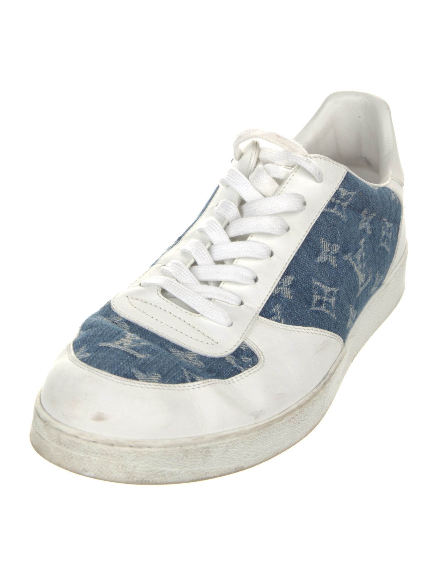 Louis Vuitton Monogram Idylle Pattern Leather Sneakers