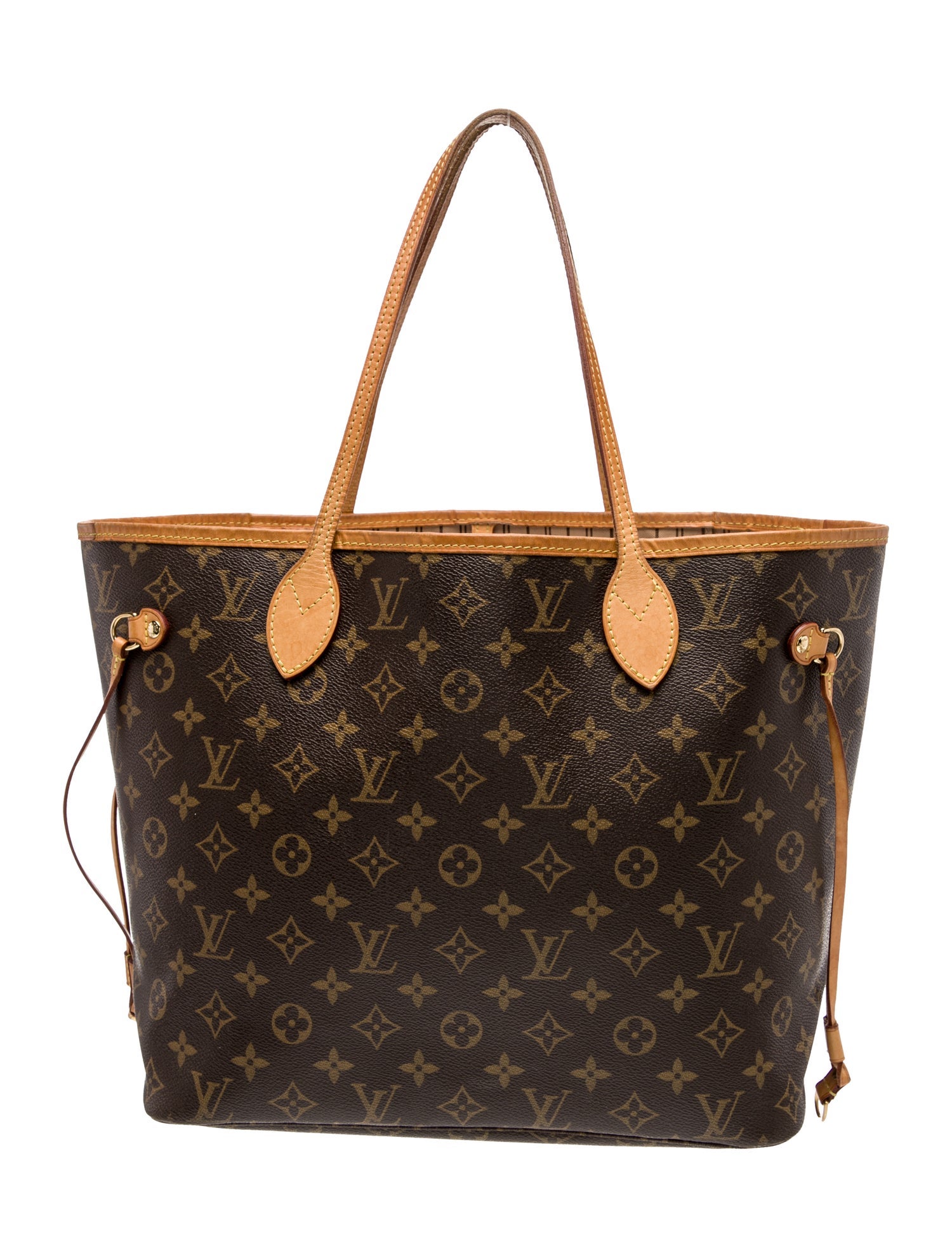 Louis Vuitton LV Monogram Neverfull w/Pouch MM