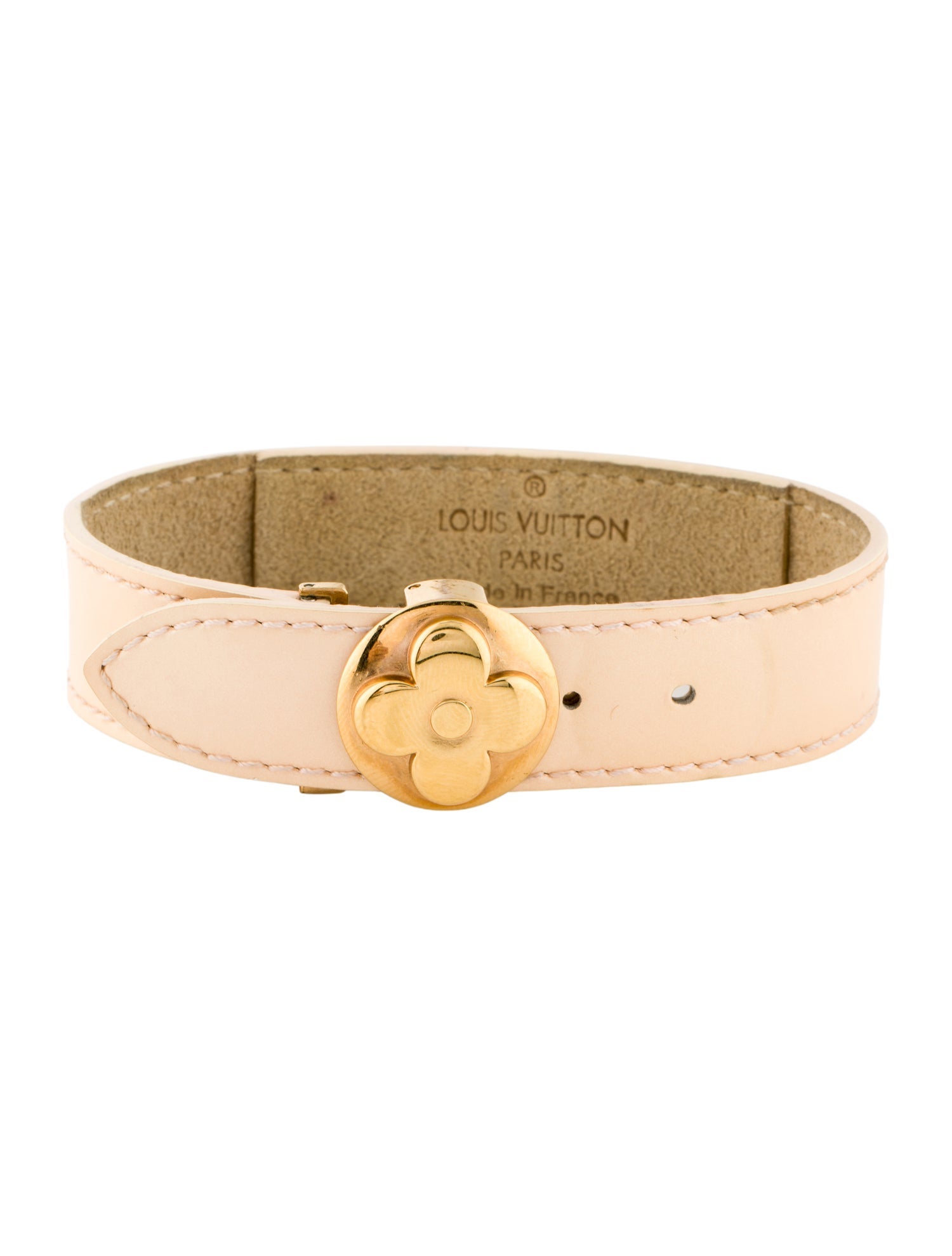 Louis Vuitton Vernis Leather Wrap Bracelet
