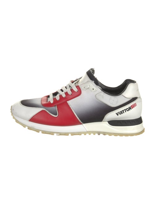 Louis Vuitton Leather Colorblock Pattern Sneakers