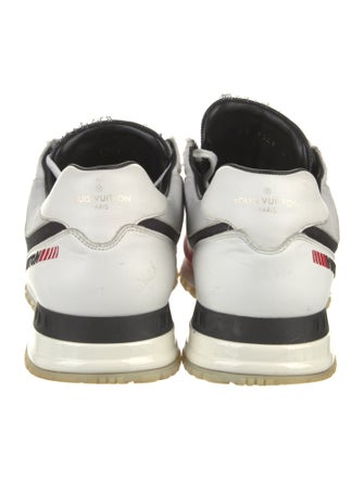 Louis Vuitton Leather Colorblock Pattern Sneakers