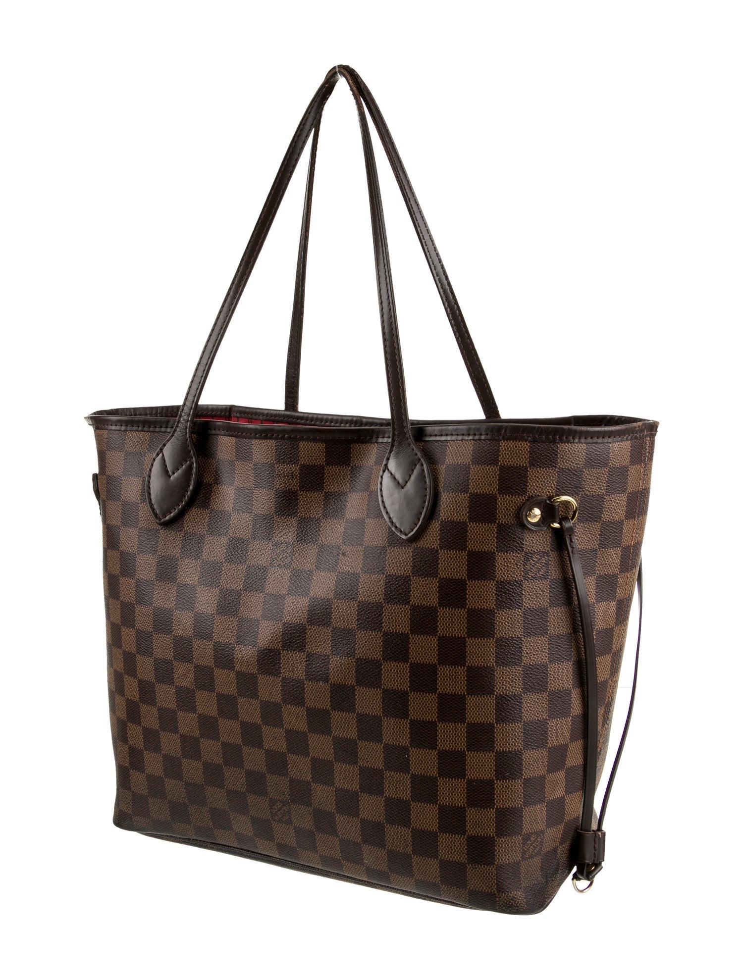 Louis Vuitton Damier Ebene Neverfull w/Pouch MM