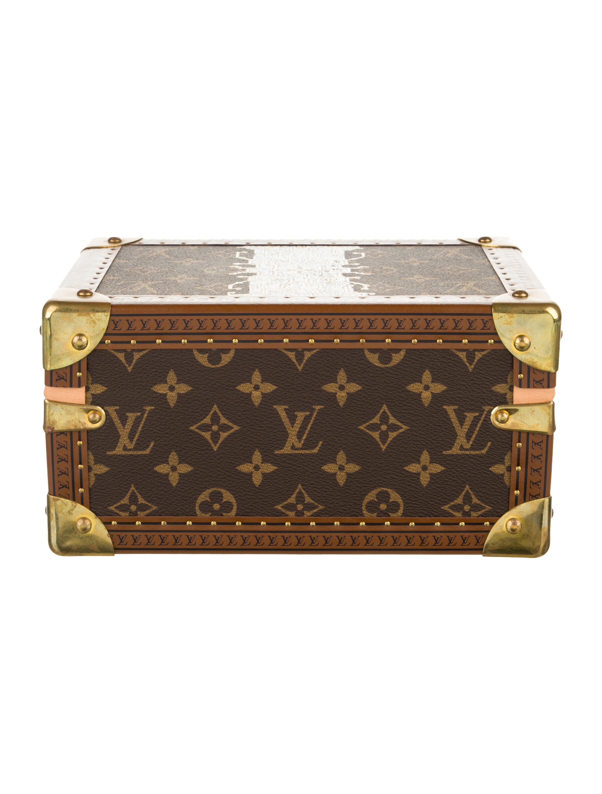 Louis Vuitton Custom Painted Monogram Coffret Tresor 24