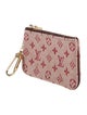 Louis Vuitton Monogram Mini Lin Key Pouch