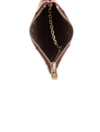 Louis Vuitton Monogram Mini Lin Key Pouch