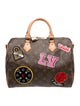 Louis Vuitton Monogram Patches Speedy Bandouliere 30